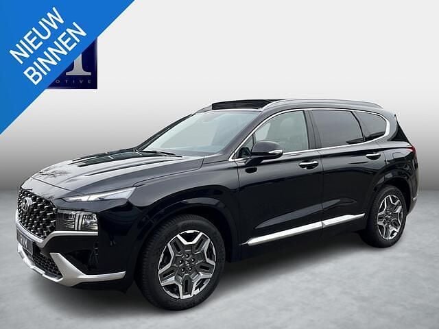 Zwart Occasion 2022 Hyundai Santa Fe Premium SUV | € 34.899 (Goede deal) - Afbeelding 1/4