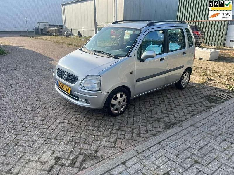 Grijs Gebruikt 2000 Opel Agila Elegance Hatchback | € 1.250 (Eerlijke prijs) - Afbeelding 1/4