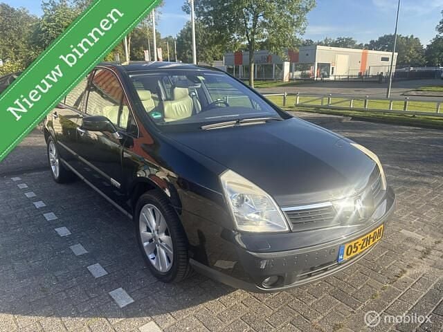Zwart Gebruikt 2008 Renault Vel Satis Initiale Hatchback | € 6.990 - Afbeelding 1/4