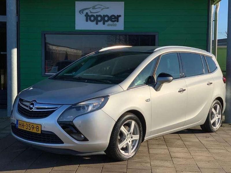 Grijs Gebruikt 2013 Opel Zafira Tourer Cosmo MPV | € 4.950 (Eerlijke prijs) - Afbeelding 1/4