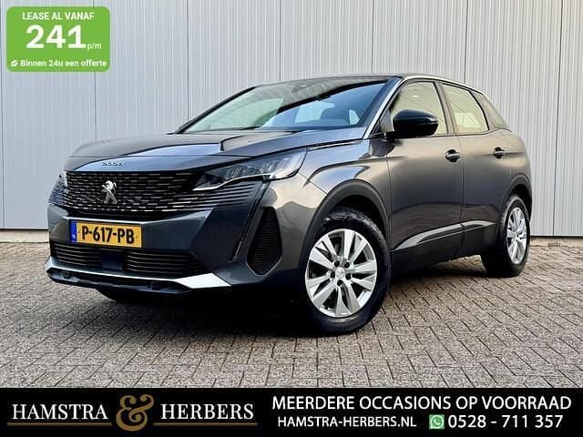 Grijs Gebruikt 2022 Peugeot 3008 Business-Line SUV | € 17.995 (Super prijs) - Afbeelding 1/4