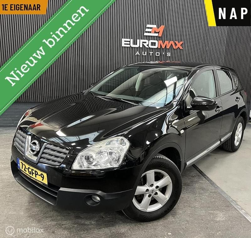 Zwart Occasion 2008 Nissan Qashqai Acenta SUV | € 7.499 (Eerlijke prijs) - Afbeelding 1/4