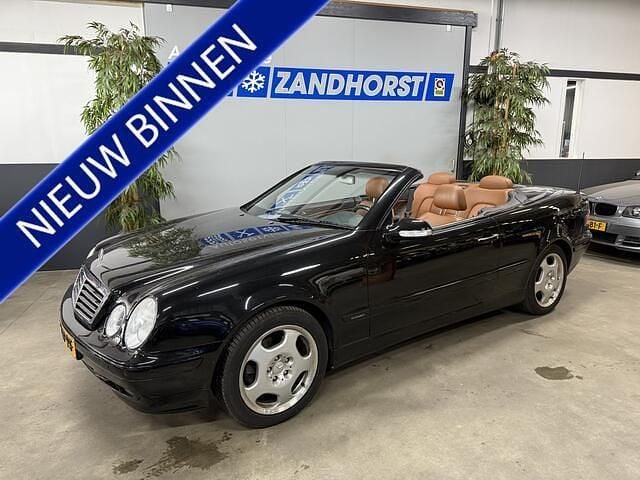 Zwart Gebruikt 2001 Mercedes 200 Elegance Cabriolet | € 9.995 (Iets duurder) - Afbeelding 1/4