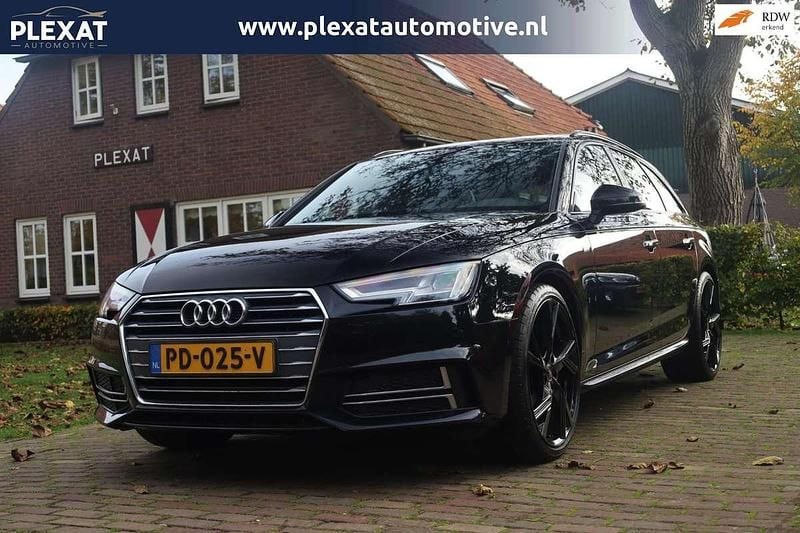 Occasion Audi A4 S-Line 150 PK (110 kW) 2018 Zwart Stationwagen