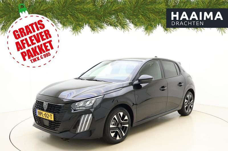 Zwart, metallic lak Gebruikt 2024 Peugeot 208 Allure Hatchback | € 21.950 (Super prijs) - Afbeelding 1/4