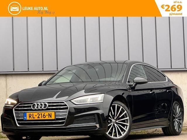 Zwart Occasion 2018 Audi A5 Sportback S-Line Hatchback | € 22.930 (Super prijs) - Afbeelding 1/4