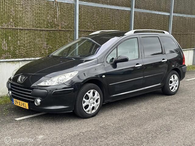 Zwart Gebruikt 2007 Peugeot 307 Stationwagen | € 2.250 (Eerlijke prijs) - Afbeelding 1/4