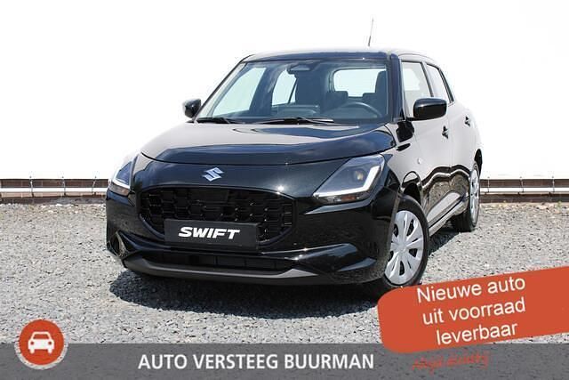 Zwart Nieuw 2025 Suzuki Swift Comfort Hatchback | € 20.698 (Eerlijke prijs) - Afbeelding 1/4