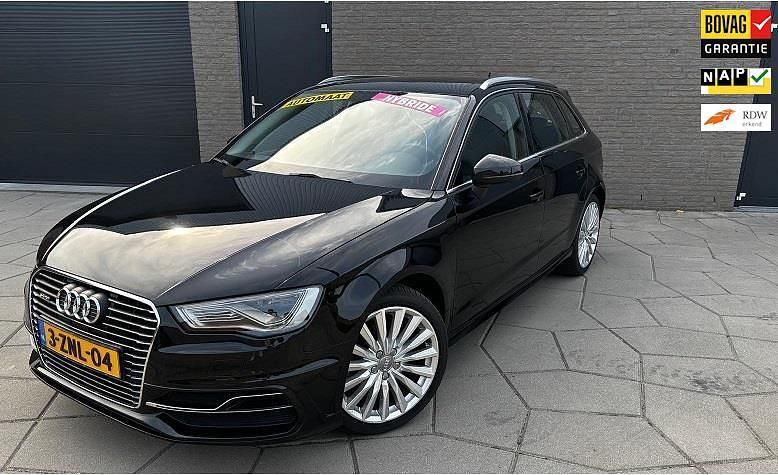 Zwart Gebruikt 2015 Audi A3 Sportback e-tron Ambition Sedan | € 13.495 (Eerlijke prijs) - Afbeelding 1/4