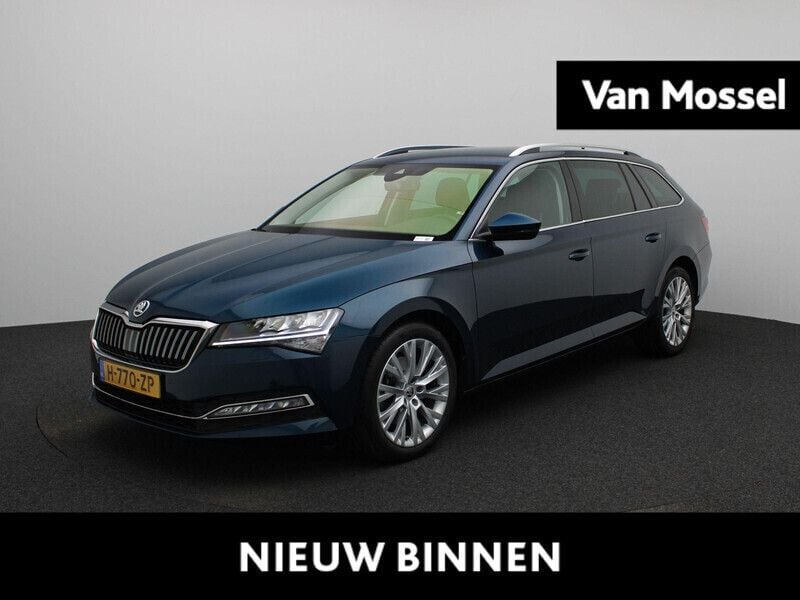 Blauw Gebruikt 2020 Skoda Superb Business Line Stationwagen | € 24.900 (Super prijs) - Afbeelding 1/4