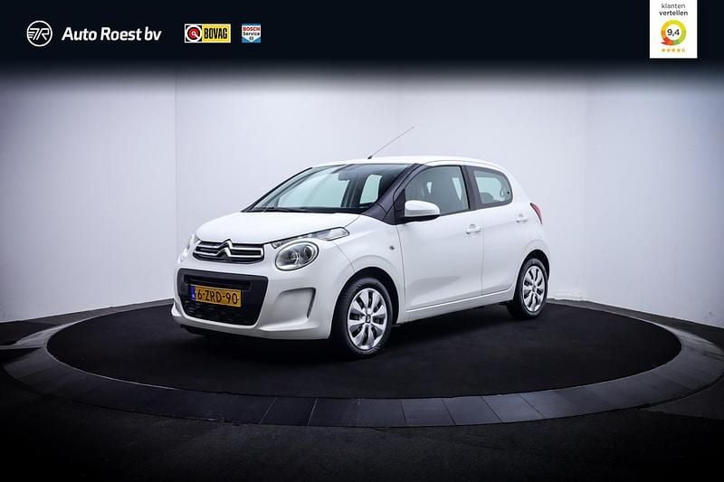 Wit Gebruikt 2015 Citroën C1 Feel Hatchback | € 7.125 (Eerlijke prijs) - Afbeelding 1/4