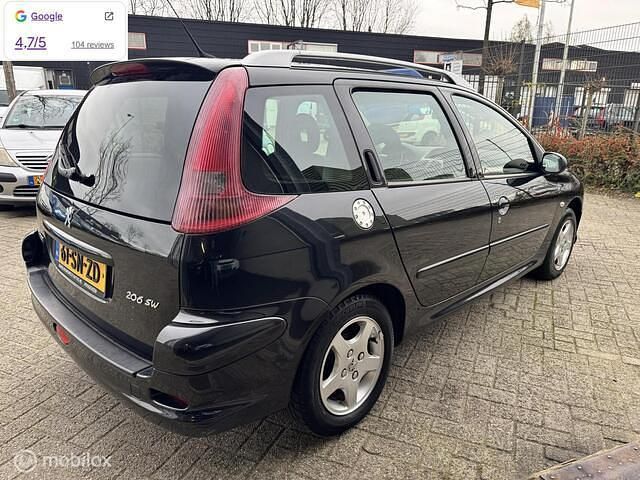 Occasion Peugeot 206 75 PK (55 kW) 2006 Zwart (metallic) Stationwagen
