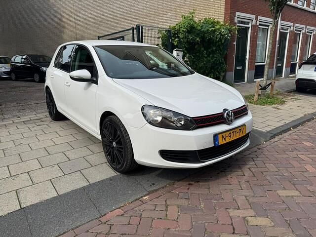 Wit Gebruikt 2010 VW Golf VI Trendline Hatchback | € 4.299 (Super prijs) - Afbeelding 1/4