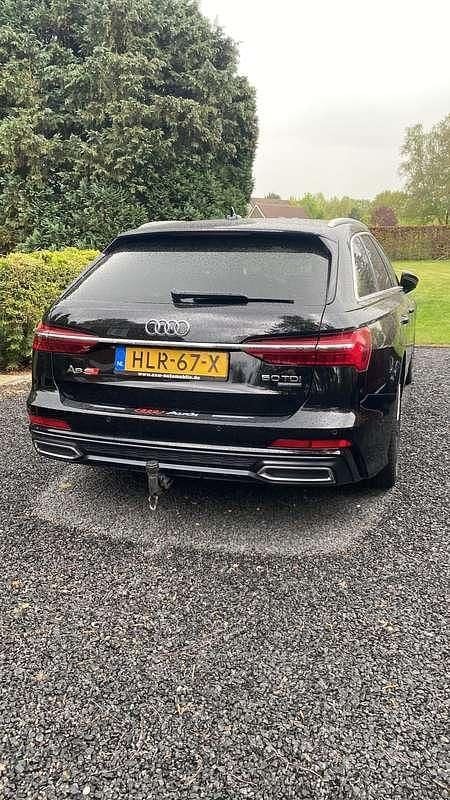 Zwart Gebruikt 2021 Audi A6 S-Line Stationwagen | € 55.000 - Afbeelding 1/1