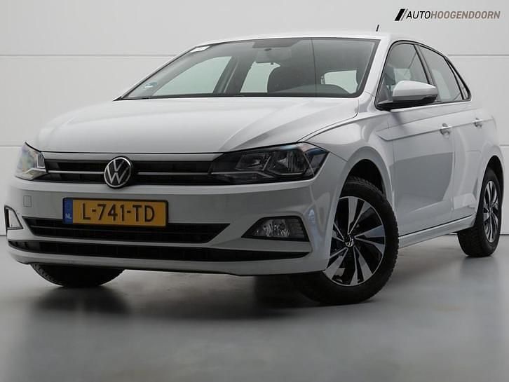 Wit Occasion 2021 VW Polo Comfortline Hatchback | € 10.945 (Super prijs) - Afbeelding 1/4