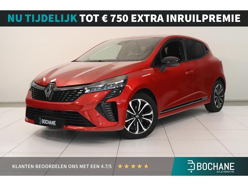 Rouge flamme (nnp) Gebruikt 2023 Renault Clio V Techno Hatchback | € 18.940 (Eerlijke prijs) - Afbeelding 1/4