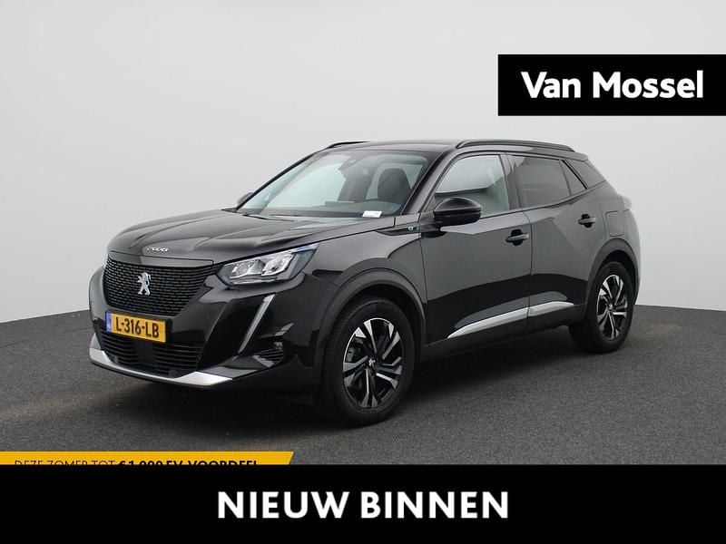 Zwart Gebruikt 2021 Peugeot e-2008 Allure SUV | € 14.900 (Goede deal) - Afbeelding 1/4