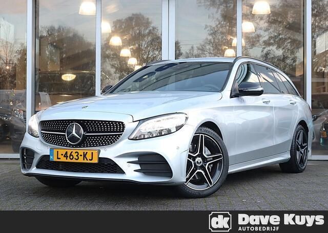 Grijs Gebruikt 2021 Mercedes C180 AMG Stationwagen | € 29.950 (Goede deal) - Afbeelding 1/4
