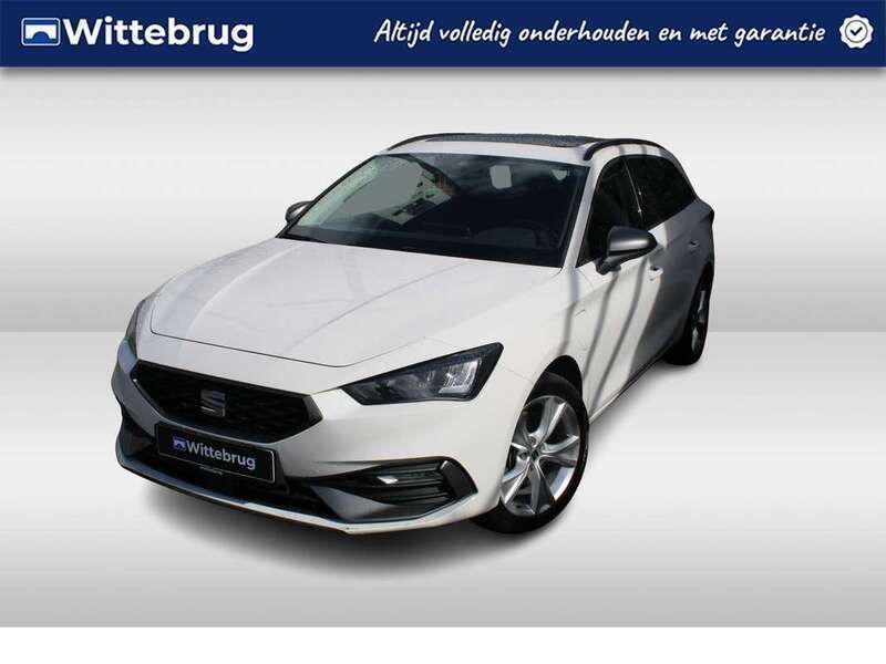 Wit Gebruikt 2021 Seat Leon FR Stationwagen | € 21.950 (Goede deal) - Afbeelding 1/2