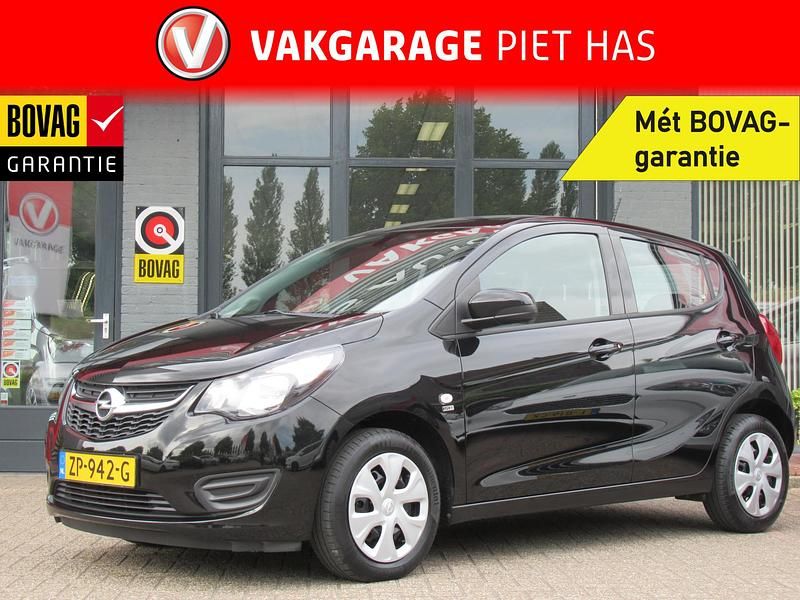 Zwart Gebruikt 2019 Opel Karl Edition Hatchback | € 10.750 (Iets duurder) - Afbeelding 1/4