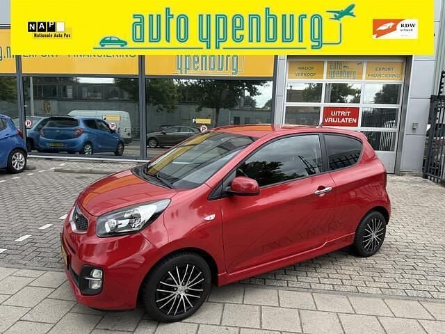 Rood Gebruikt 2015 Kia Picanto 3 Hatchback | € 6.950 (Eerlijke prijs) - Afbeelding 1/4