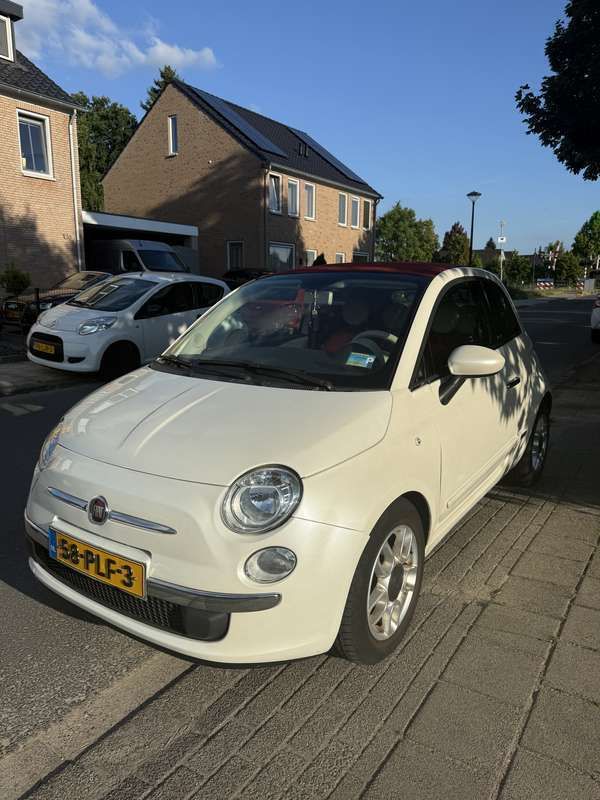Wit Gebruikt 2011 Fiat 500 Lounge Hatchback | € 6.499 (Duur) - Afbeelding 1/4