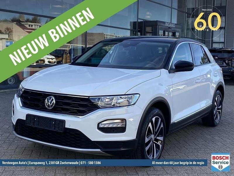 Wit Gebruikt 2019 VW T-Roc Highline SUV | € 18.450 (Super prijs) - Afbeelding 1/4