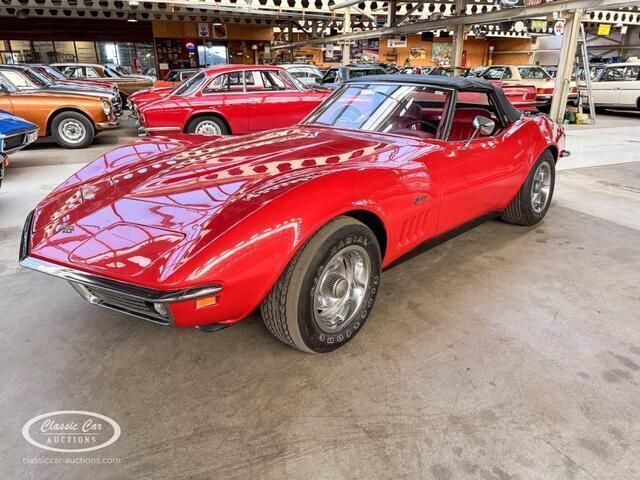 Rood Gebruikt 1969 Chevrolet Corvette Cabriolet | € 31.000 - Afbeelding 1/4