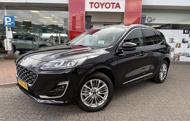 Zwart Gebruikt 2022 Ford Kuga Vignale SUV | € 29.450 (Eerlijke prijs) - Afbeelding 1/4