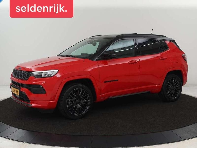 Rood Gebruikt 2021 Jeep Compass SUV | € 21.900 (Goede deal) - Afbeelding 1/4