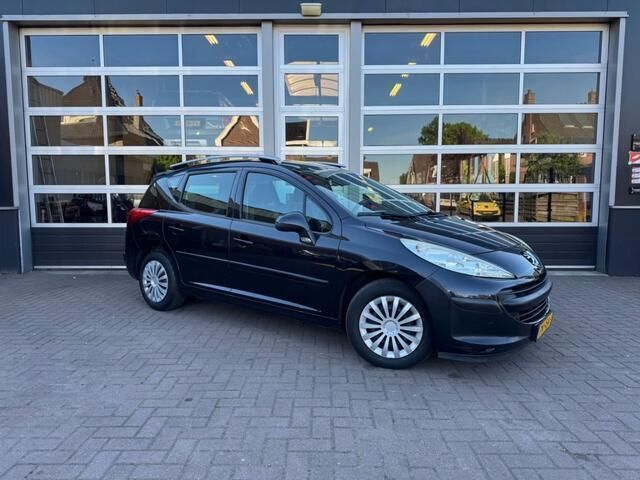 Zwart Gebruikt 2009 Peugeot 207 Stationwagen | € 2.750 (Iets duurder) - Afbeelding 1/3