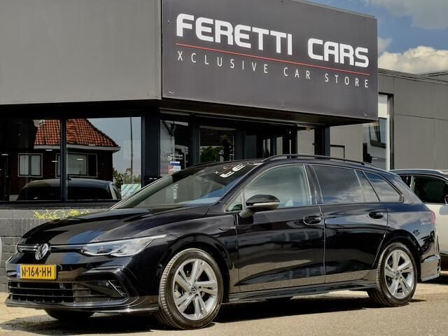 Zwart Gebruikt 2021 VW Golf VIII R-line Stationwagen | € 19.900 (Super prijs) - Afbeelding 1/4