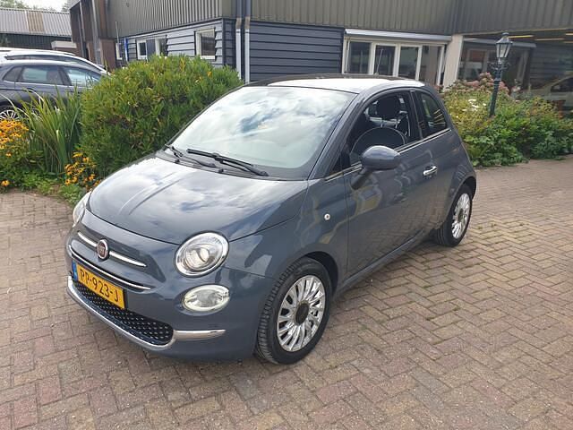 Grijs Gebruikt 2017 Fiat 500 Lounge Hatchback | € 8.950 (Eerlijke prijs) - Afbeelding 1/4