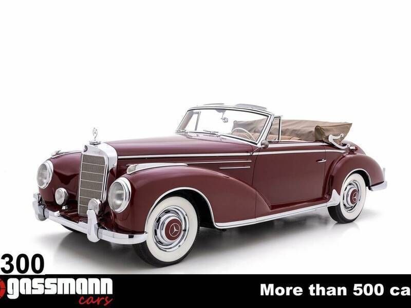 Roodrot Gebruikt 1957 Mercedes 300 Cabriolet | € 700.000 - Afbeelding 1/4