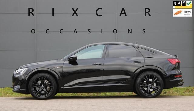 Zwart Occasion 2021 Audi e-tron Sportback S-Line SUV | € 33.890 (Eerlijke prijs) - Afbeelding 1/4