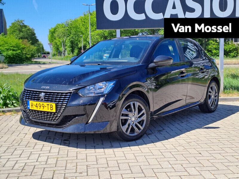Zwart, metallic lak Gebruikt 2022 Peugeot 208 Active Hatchback | € 16.440 (Eerlijke prijs) - Afbeelding 1/4