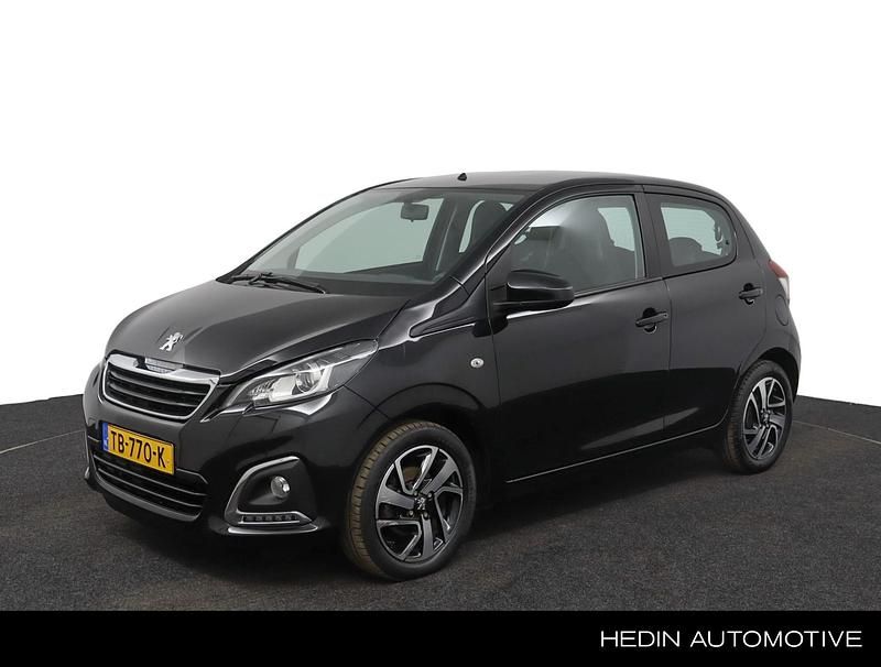 Zwart Gebruikt 2018 Peugeot 108 Allure Hatchback | € 9.999 (Eerlijke prijs) - Afbeelding 1/4