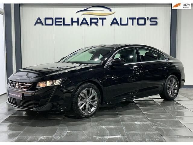 Zwart Occasion 2021 Peugeot 508 Allure Hatchback | € 21.950 (Super prijs) - Afbeelding 1/4