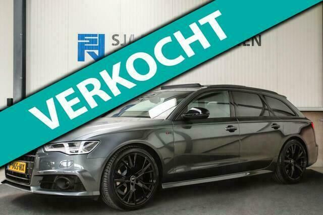 Grijs Gebruikt 2017 Audi A6 S-Line Stationwagen | € 42.950 - Afbeelding 1/4