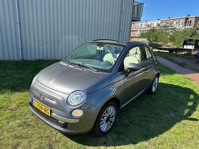 Grijs Gebruikt 2015 Fiat 500C Cabriolet | € 7.950 (Eerlijke prijs) - Afbeelding 1/4