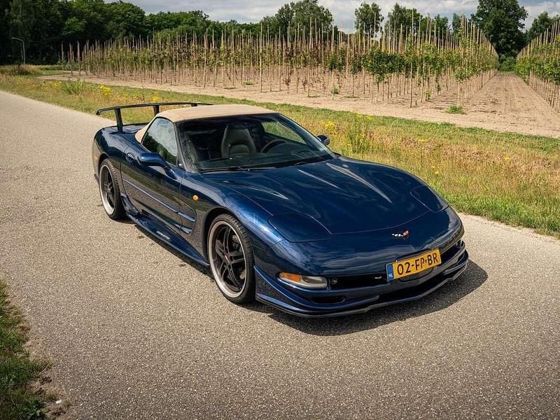 Blauw Gebruikt 2000 Corvette C5 Cabriolet | € 35.995 - Afbeelding 1/4