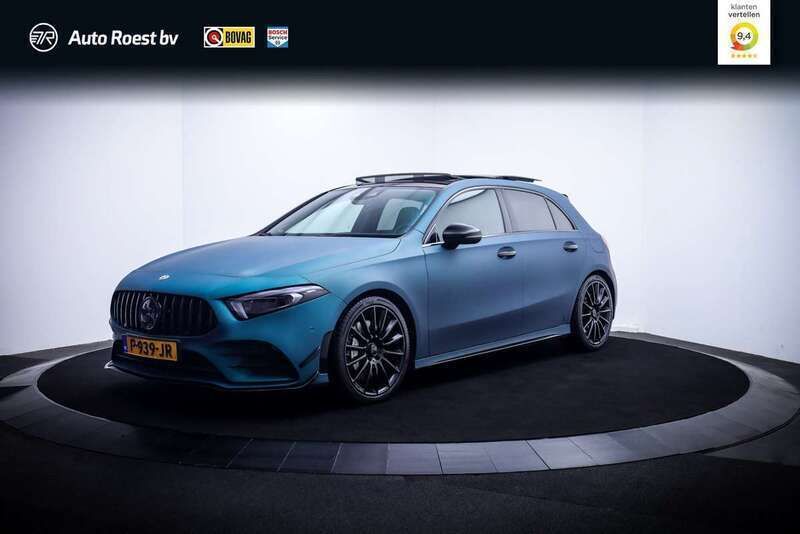 Blauw Gebruikt 2019 Mercedes A35 AMG AMG Hatchback | € 39.950 (Eerlijke prijs) - Afbeelding 1/4