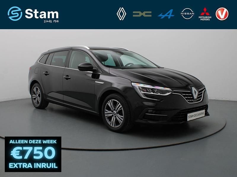Zwart Gebruikt 2021 Renault Mégane IV Intens Stationwagen | € 19.290 (Eerlijke prijs) - Afbeelding 1/4