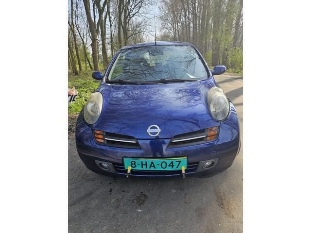 Blauw Gebruikt 2004 Nissan Micra Visia Hatchback | € 1.150 (Eerlijke prijs) - Afbeelding 1/4