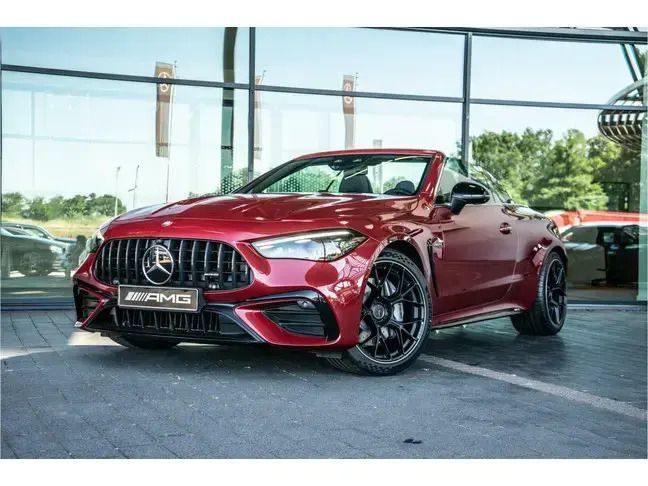 Rood Nieuw 2025 Mercedes CLE53 AMG Premium Plus Cabriolet | € 157.537 - Afbeelding 1/3