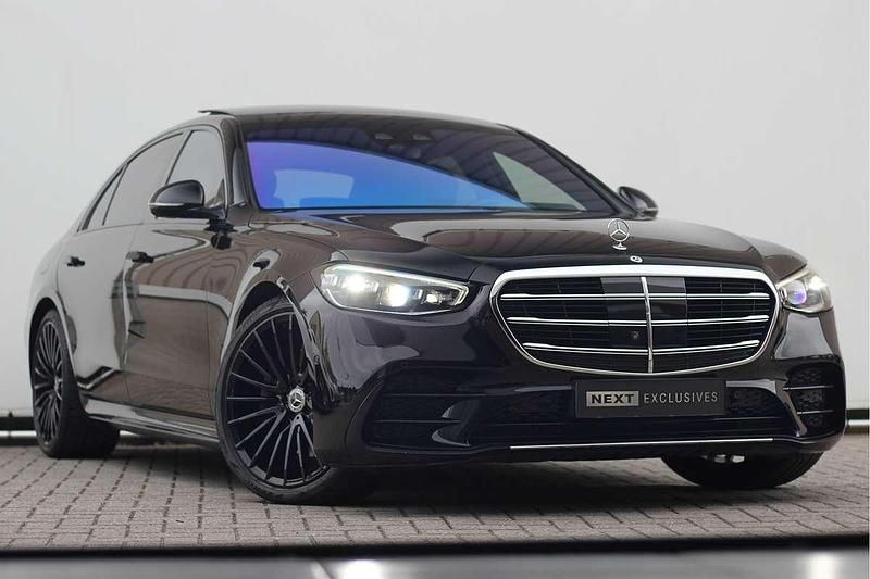 Zwart Gebruikt 2021 Mercedes S500 AMG line Sedan | € 82.500 (Super prijs) - Afbeelding 1/4