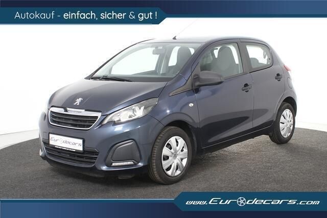 Blauw, metallic lak Gebruikt 2015 Peugeot 108 Access Hatchback | € 5.850 (Eerlijke prijs) - Afbeelding 1/4