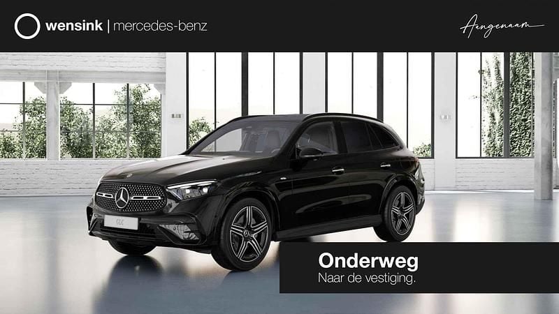 Zwart Nieuw 2025 Mercedes GLC400d AMG line SUV | € 81.340 (Eerlijke prijs) - Afbeelding 1/4