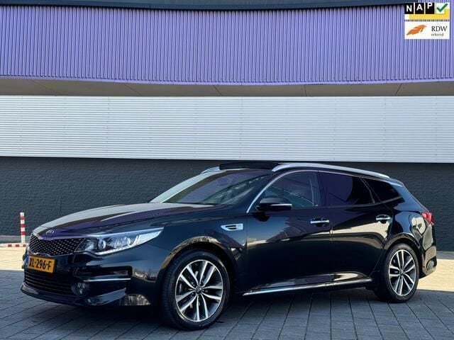 Zwart Gebruikt 2019 Kia Optima Stationwagen | € 12.750 (Eerlijke prijs) - Afbeelding 1/4