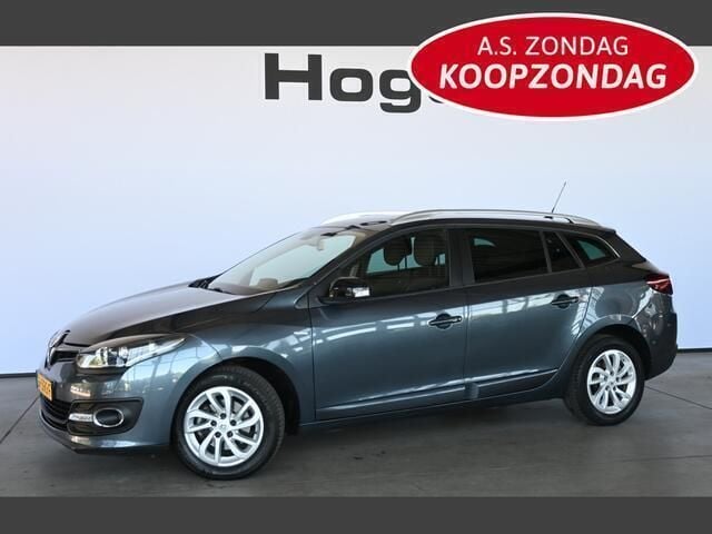 Grijs Gebruikt 2016 Renault Mégane GrandTour LIMITED Stationwagen | € 9.440 (Super prijs) - Afbeelding 1/4